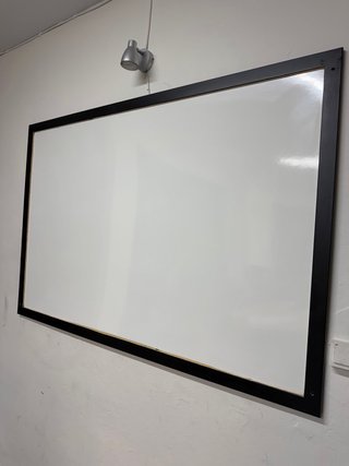 Pizarra Blanca Marco Negro