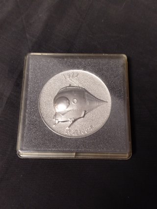 Trenes Medalla Japonesa Moneda 1972 Tren 100 Años