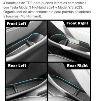 Bandejas Puertas Laterales Coche