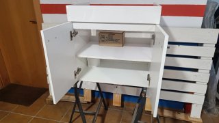 Mueble de baño blanco 60cm
