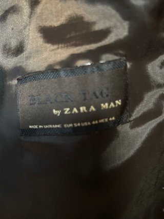 Traje Chaqueta Zara Talla L Negro