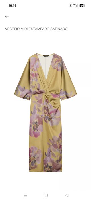 Vestido Zara floral