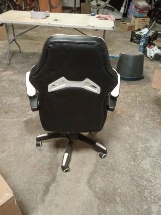 Silla Gamer JR Knight Negra y Blanca