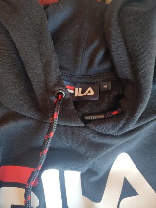 Sudadera Fila Negra y Blanca
