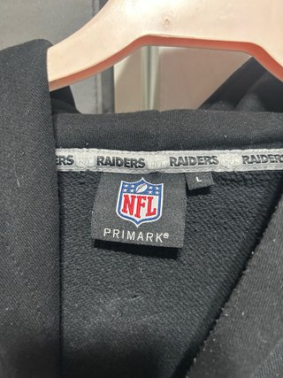 Sudadera NFL Raiders Negra (primark)