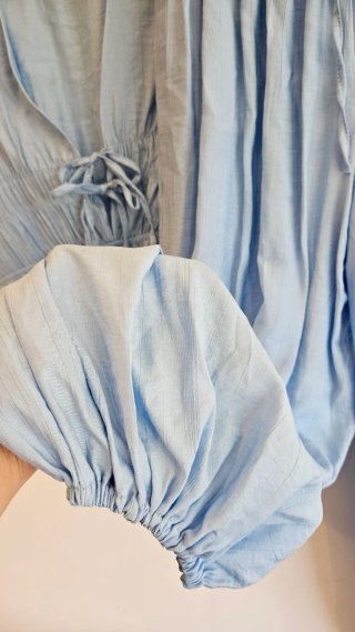 Conjunto Verano Blusa y Pantalón Azul Celeste