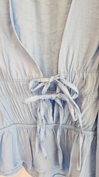 Conjunto Verano Blusa y Pantalón Azul Celeste