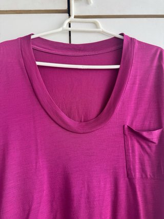 Camiseta Massimo Dutti Morada Talla M