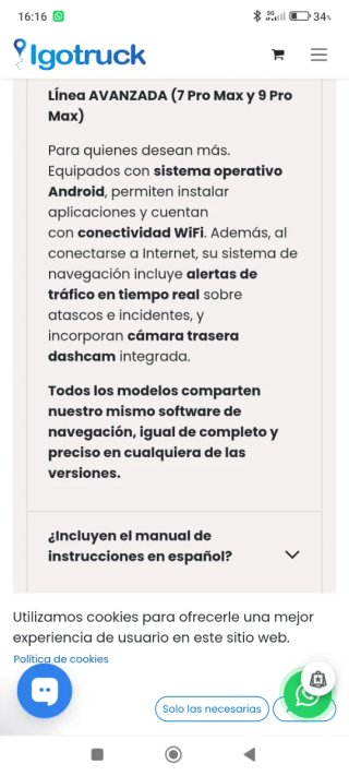 GPS Nuevo por jubilación en garantía