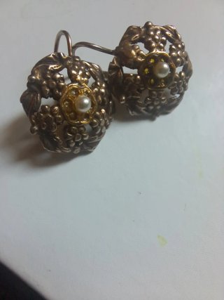 Orecchini vintage con perle