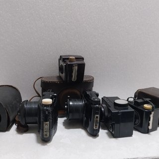 Lote 5 cámaras de fotos antiguas