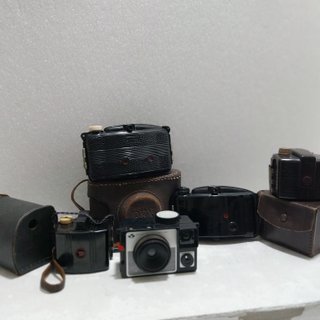 Lote 5 cámaras de fotos antiguas