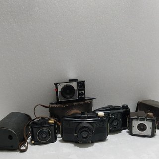 Lote 5 cámaras de fotos antiguas