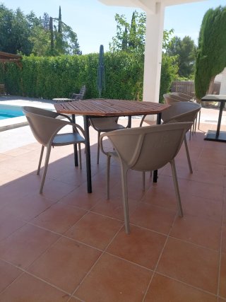 Sillas de exterior apilables