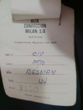 Chaqueta Negra Milan S.A.