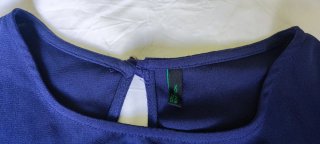 Blusa Benetton blu taglia S