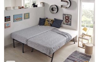 Cama nido metálica y de madera