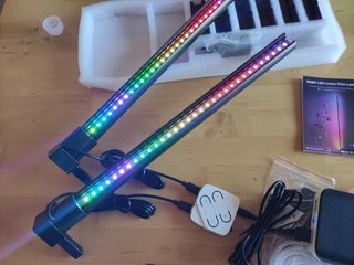Lampade a LED RGB 2 pezzi - Nuove