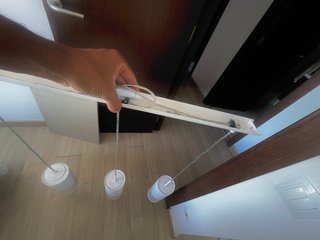 OPORTUNIDAD Lámpara de techo colgante blanca
