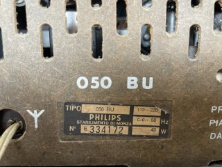 Radio Philips OM Epoca Anni 60 Plastica Nera