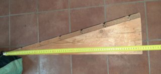 Rampa de umbral de madera