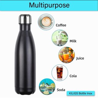 Botella Acero Inoxidable Negra