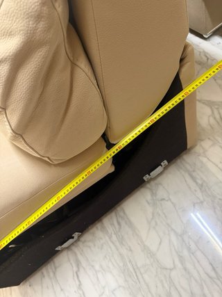 Sofá chaiselongue tela beige