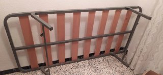 Somier Abatible 90cm Metal y Madera