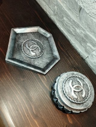 CHANEL Set Duo Vassoio + Portagioie Design Casa
