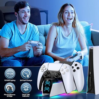 Tokluck base carga rápida mando PS5