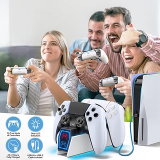 Tokluck base carga rápida mando PS5