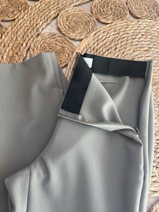 Pantalón de traje gris Mango