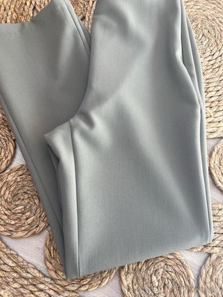 Pantalón de traje gris Mango