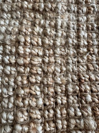 Alfombra Yute Beige y Marrón