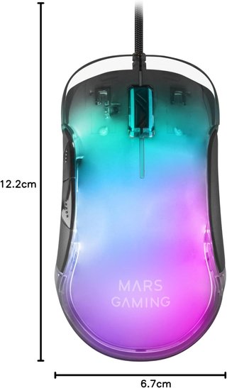 Mars Gaming ratón gaming ultraligero RGB