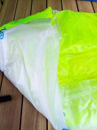 Tumbona Tipo Puf Fosforescente INTEX Hinchable