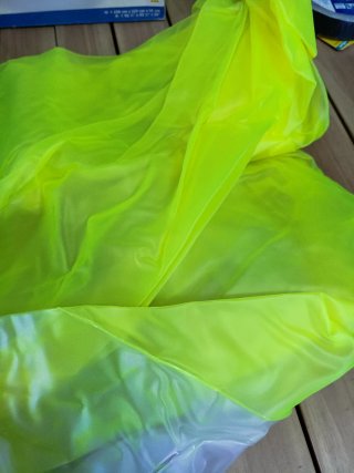 Tumbona Tipo Puf Fosforescente INTEX Hinchable