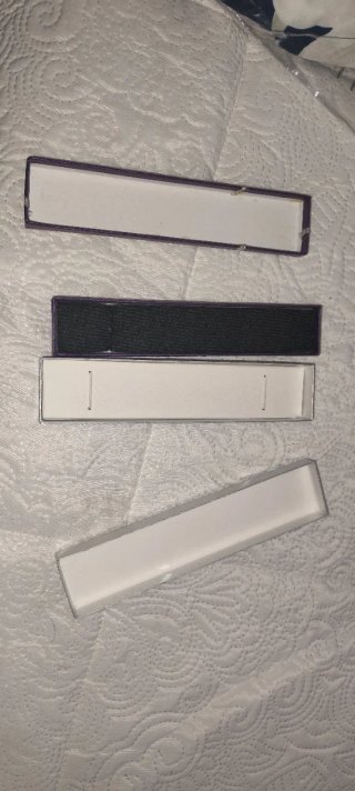 2 Cajas para Pulseras (Morado y Plateado)