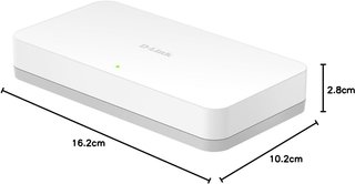 D-Link switch 8 puertos gigabit blanco
