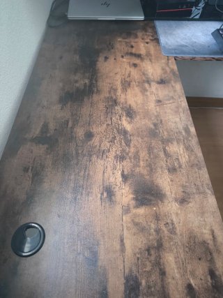 Escritorio oficina forma L 158cm Marrón/Negro