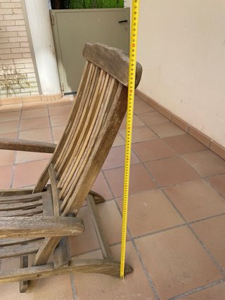 Tumbona SCAN COM. Madera.