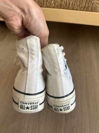 Converse All Star Plataforma Blancas