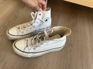Converse All Star Plataforma Blancas