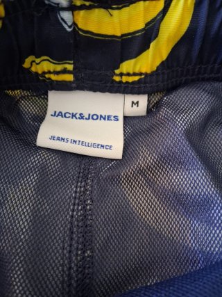Bañador Jack&Jones Plátanos Azul y Amarillo