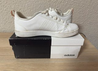 Adidas VS Advantage DB0581 Talla 39 Blanco y Rosa