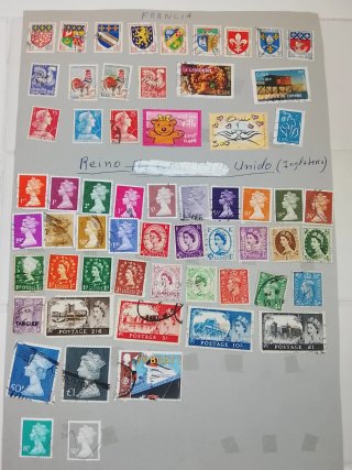 Lote sellos países europeos