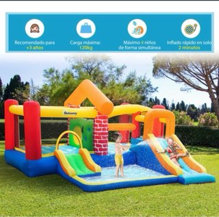 Castillo hinchable Outsunny con toboganes