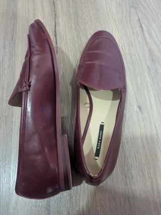 Zapatos Zara Morados Talla 38