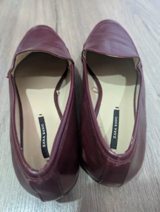 Zapatos Zara Morados Talla 38