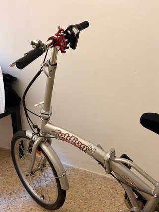 Bicicleta Plegable con Cesta